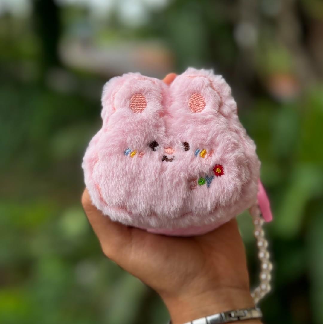 💎✨ petalpals coin pouches – ₹189[🎀 baby blush – sprinklebear]cute, compact & classy – your lit